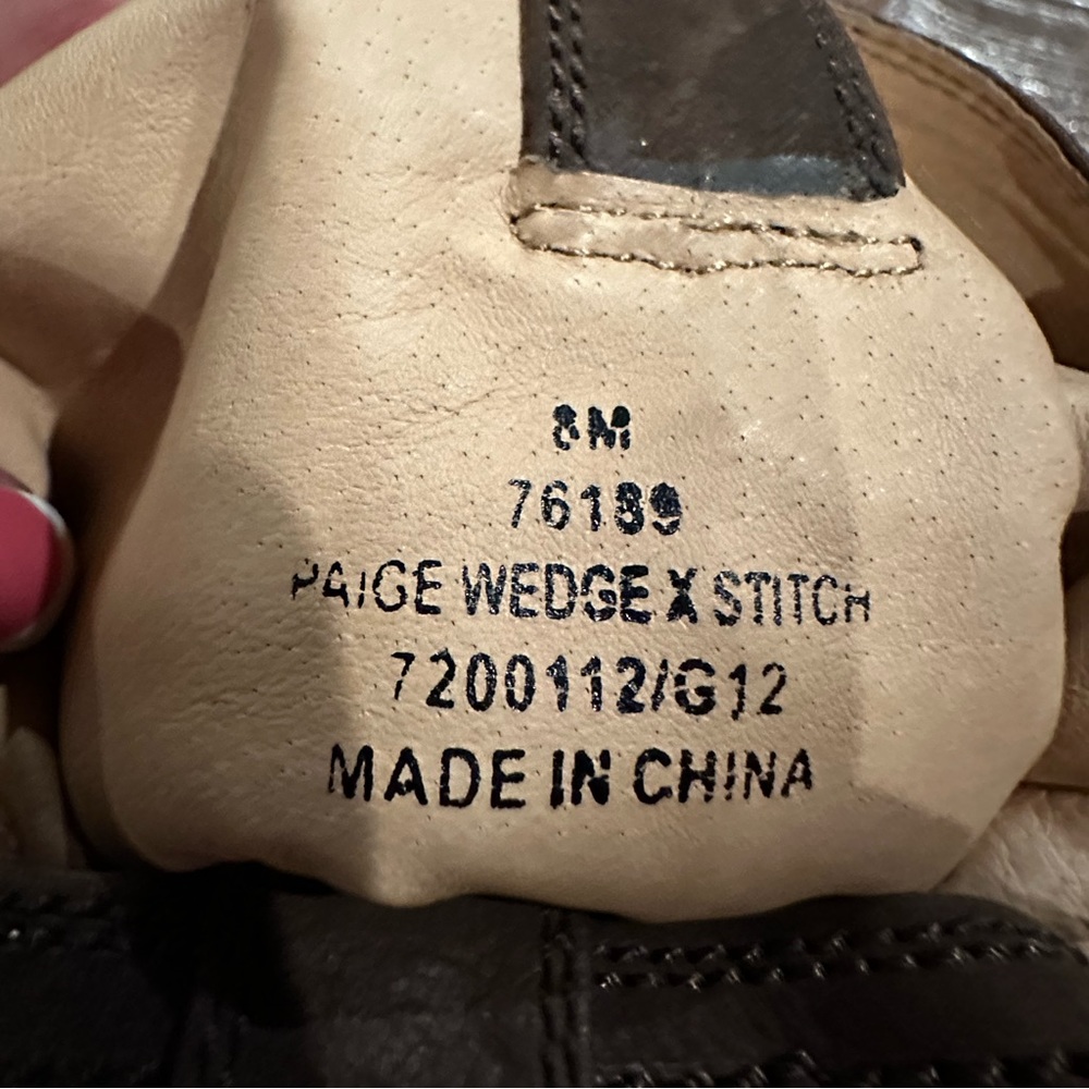 Size 8 Fry heeled boots